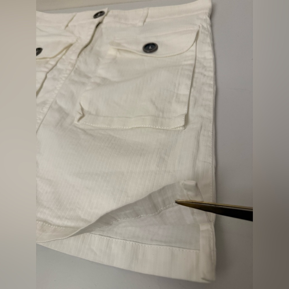 Burberry White‎ Mini Skirt Women’s Size 6 - Picture 8 of 8